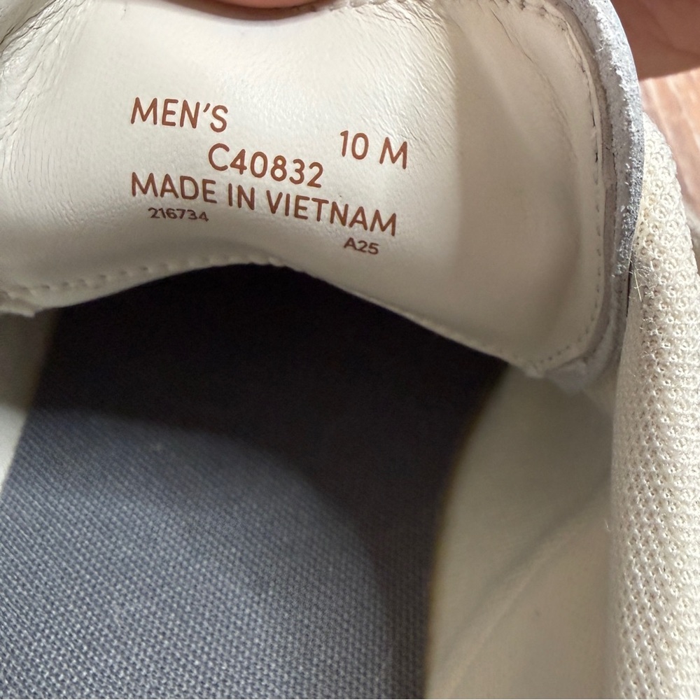 Cole Haan Men’s White Leather Lightweight Sneakers Shoes / Men’s 10 M / C40832 - Picture 9 of 9